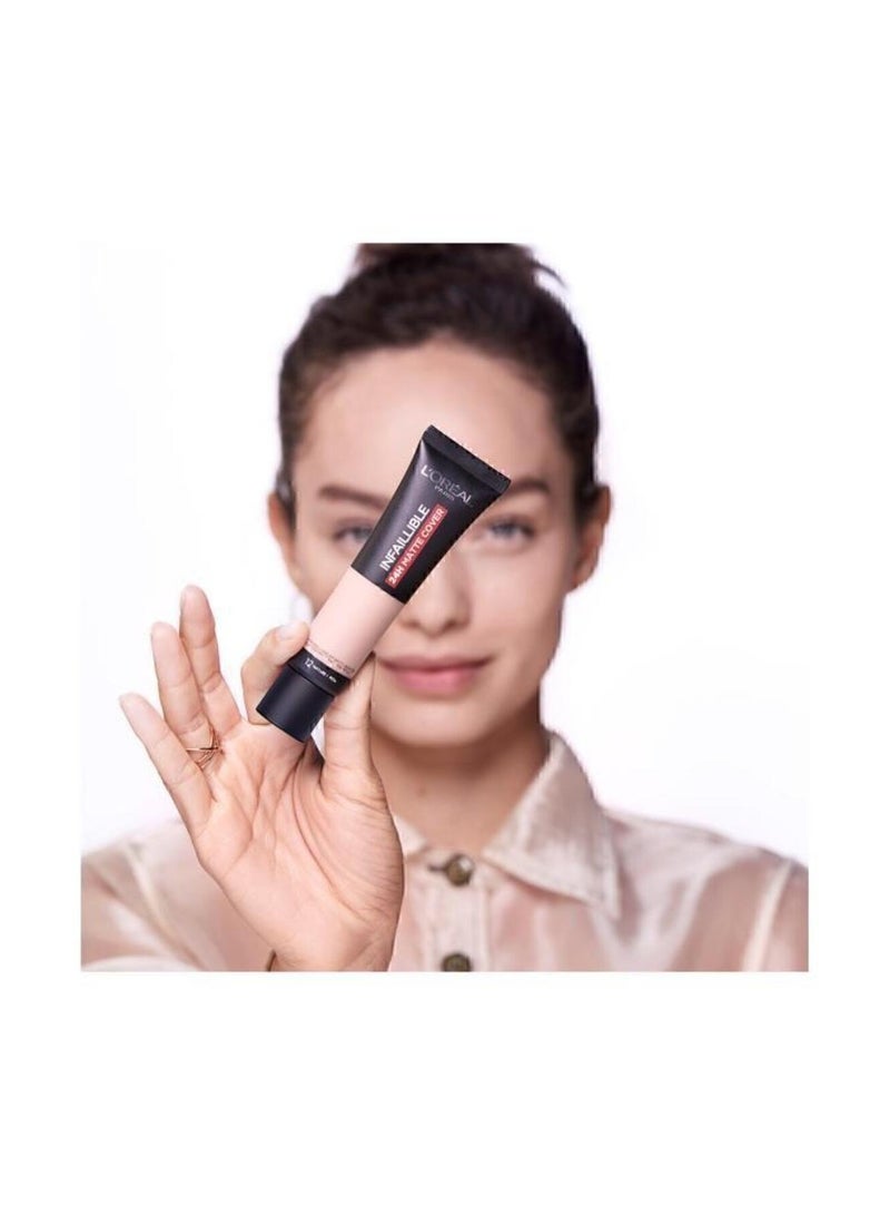 LOROYAL L'Oréal Infallible Matte Cover Foundation, 24-Hour Matte Finish, No. 25 - Image 5